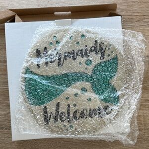 Mermaids Welcome Stone